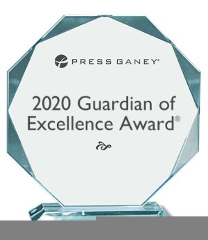 2020 Press Ganey Guardian of Excellence Award