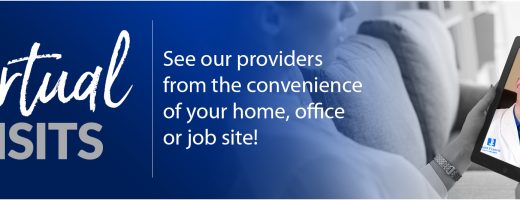 Virtual Visits - See our providers from the convenience of your home, office or job site!