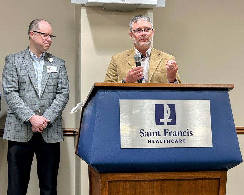 A scene from the 2024 Grateful Patient ceremony