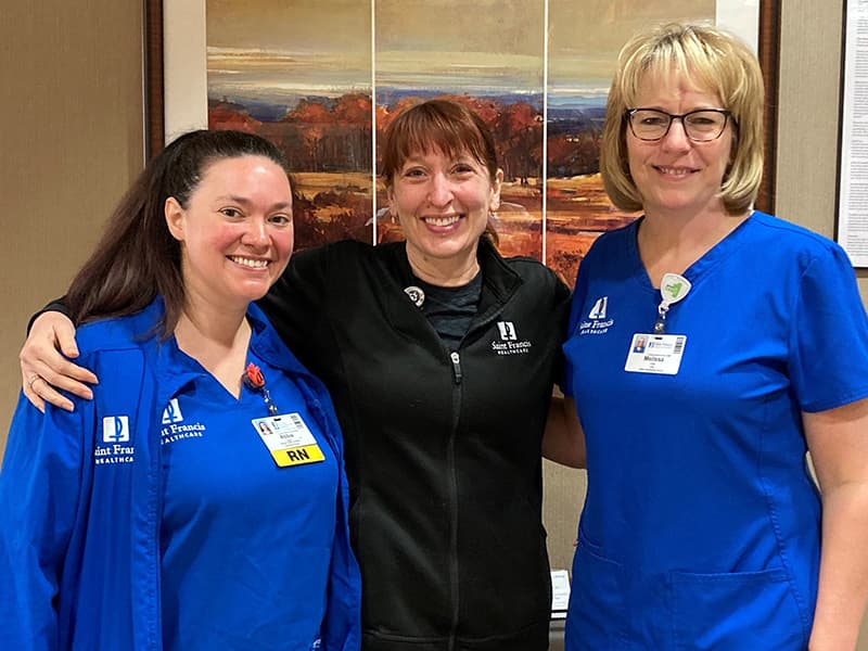 Abbie Miller, Dr. Rebecca Smith and Melissa Craft, Cape Cardiology Group