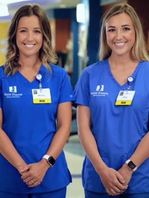 Whitney Glueck, RN and Jessie Livesay, RN