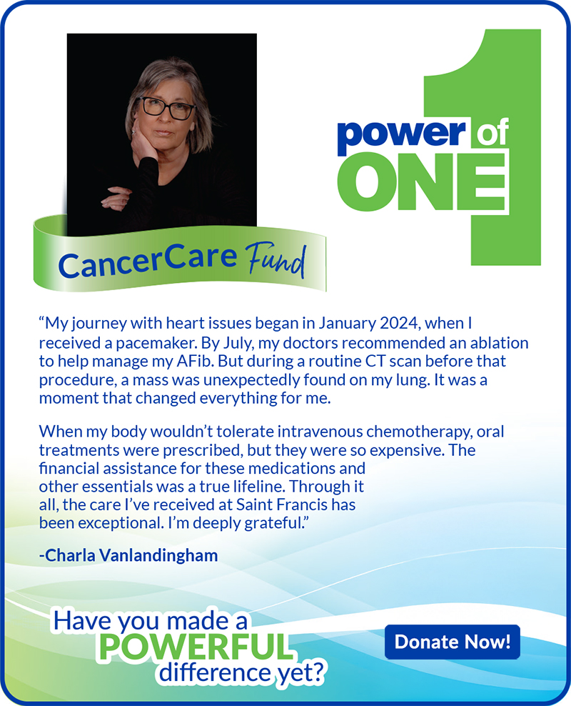 Power of One Impact Story Card - Charla Vanlandingham