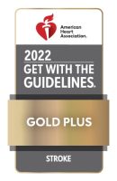American Heart Association 2022 Get With The Guidelines Gold Plus Stroke Award