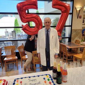 Clifford R. Talbert Jr., MD, FACC celebrates his retirement at Saint Francis.