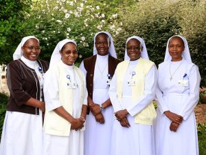 The five Little Sisters of St. Francis