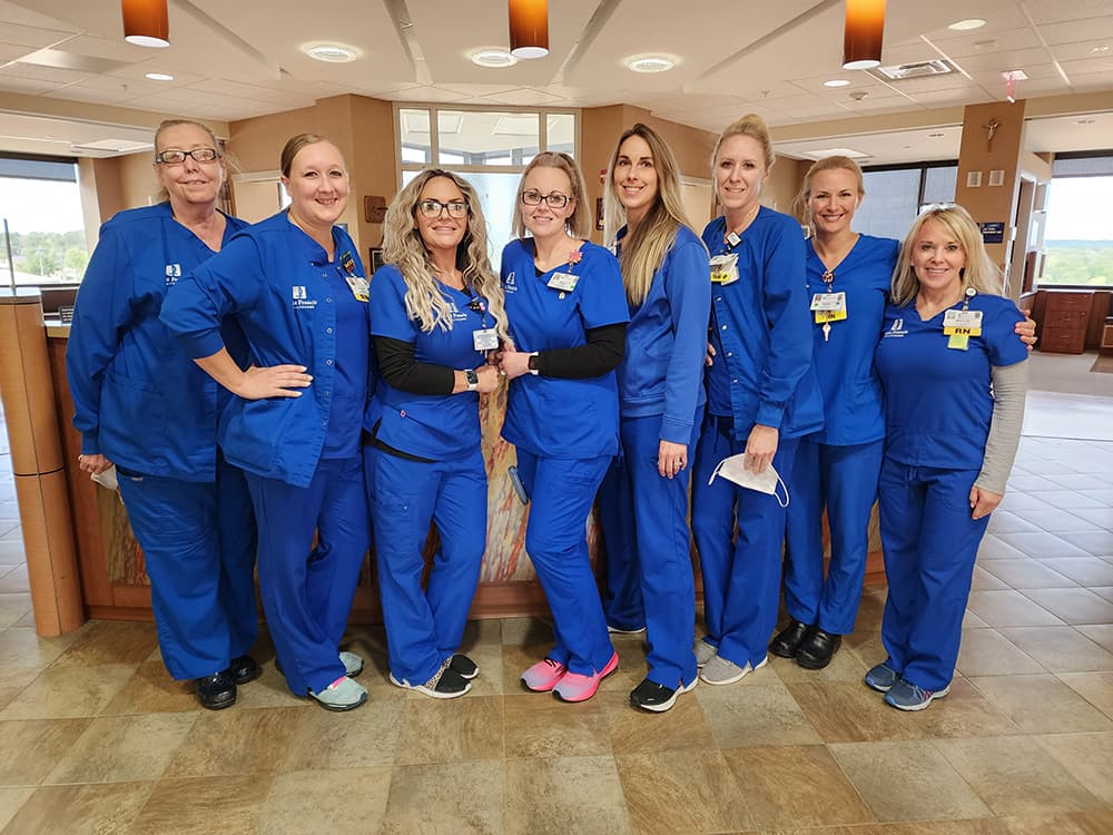 The Saint Francis Cancer Institute Infusion Center Team