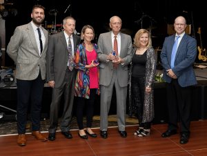 Charles H. Pancoast, MD, and Clifford R. Talbert Jr., MD, FACC, receive their Healing Hands Lifetime Giving Awards