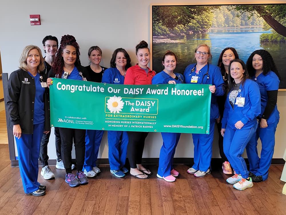 Reed Thomas, LPN receives a DAISY Award