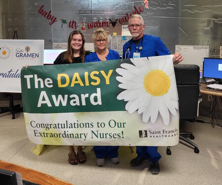 Dana Westrich receives a DAISY Award