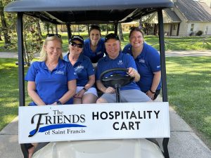 Members of the Friends of Saint Francis pose at the 2023 tournament.