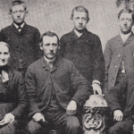 The Peters family in 1888, the year of migration from Münsterland to Missouri.