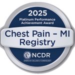2025 American College of Cardiology Chest Pain - MI Registry Platinum Performance Achievement Award