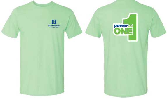 Power of One t-shirts