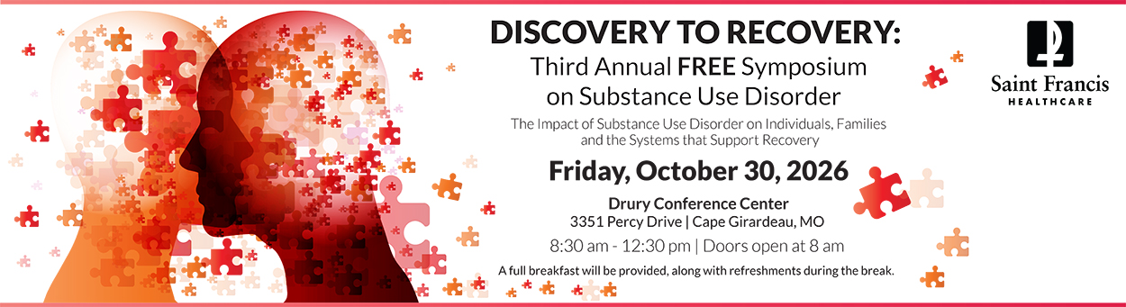 Discovery to Recovery substance abuse disorder symposium - Friday, October 30
